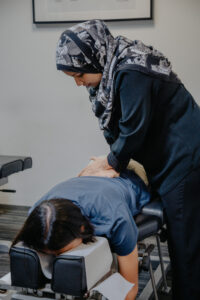 spinal adjustments with female chiropractors at chiropractic singapore