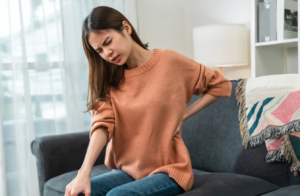 Neck stiffness and back pain