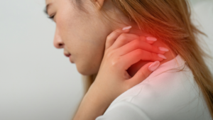 What is whiplash injury and how does it causes neck pain?