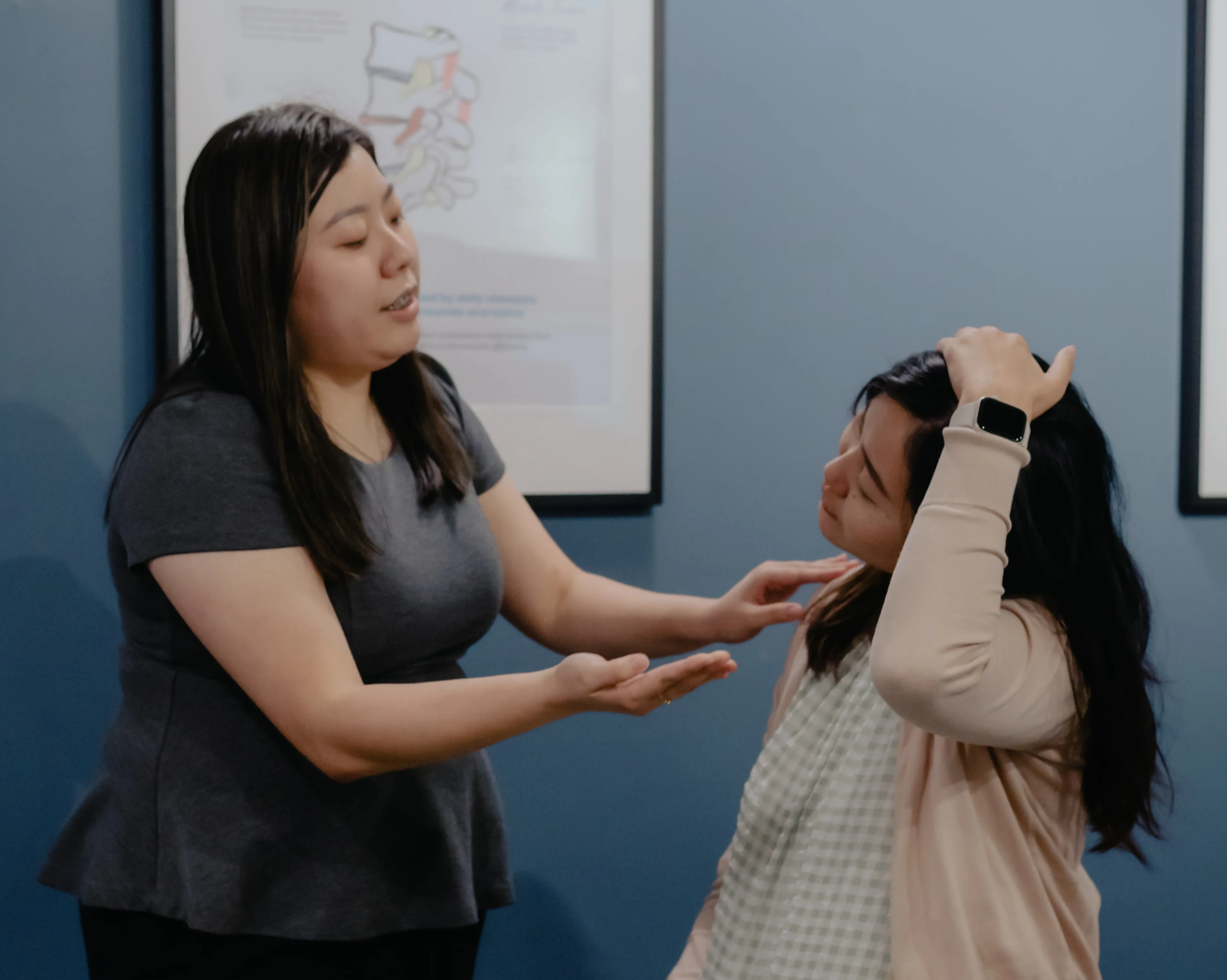 neck pain after waking up