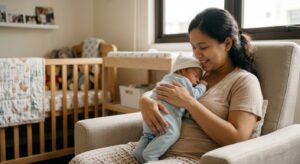 Neutral wrist position to ease carpal tunnel after pregnancy